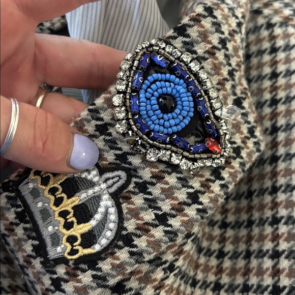 Lucky Patches Blazer in Houndstooth
Central Park West - Picture 8 of 15